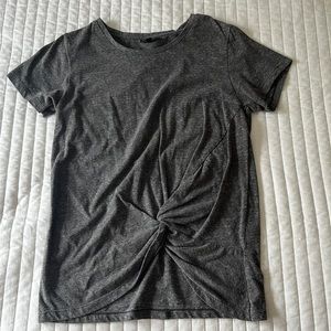 Grey short sleeve shirt